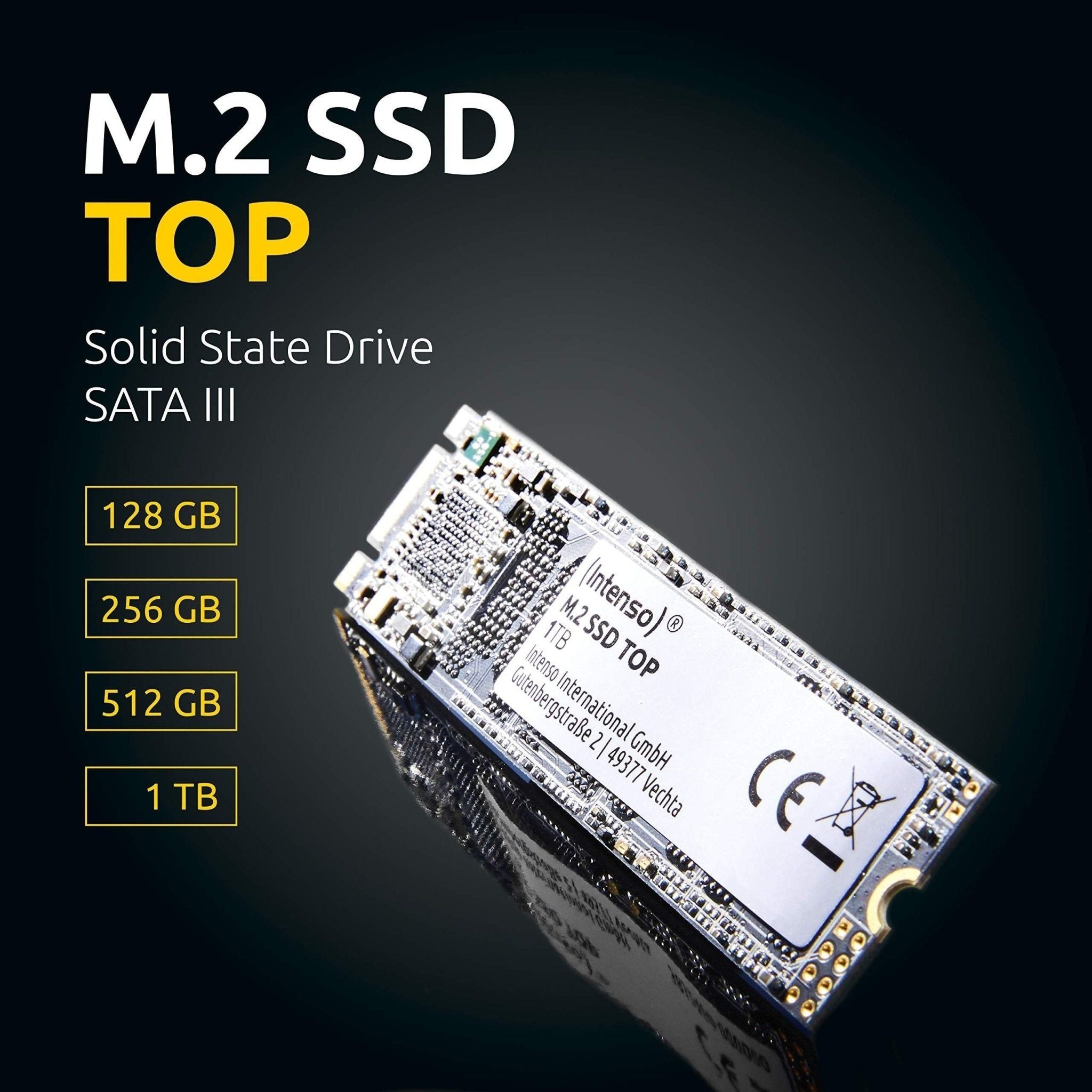 Intenso Interne M.2 SSD 550 III - SATA NLMAX MB/seconde TB, 1 Top