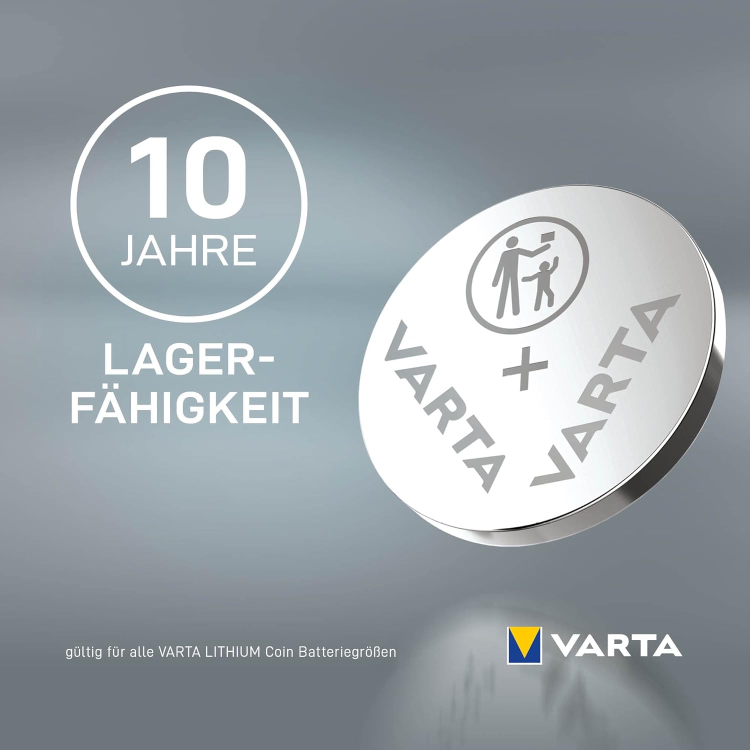 VARTA Batterijen Knoopcel CR2032, verpakking van 5, Power on Demand, Lithium Coin, 3V, kindveilige verpakking, voor kleine elektronische apparaten - horloges, autosleutels [Exclusief bij Amazon] - NLMAX