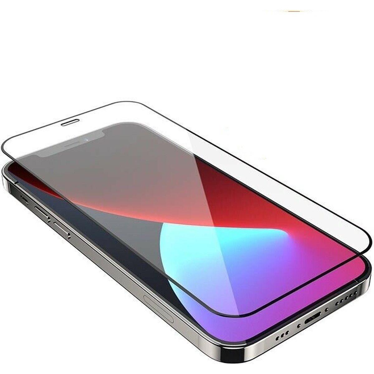 iPhone 12 PRO Gehard Glas 3D Scherm Protector Tempered Glass - Volledige Dekking - Ultra Dun - Oogbescherming - NLMAX