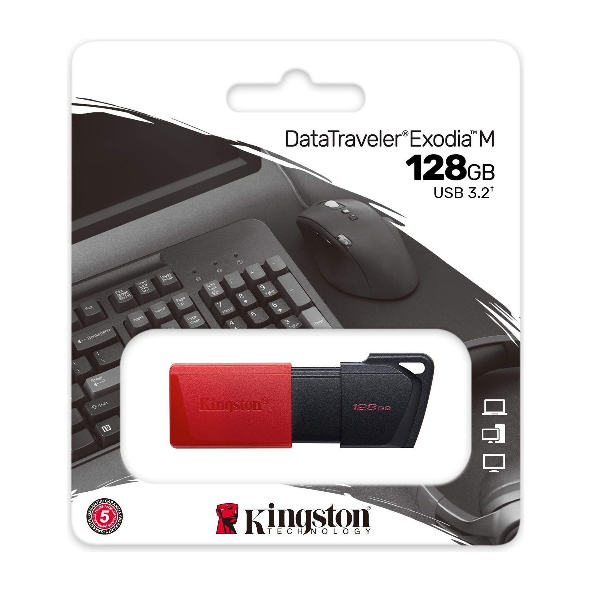 Kingston Technology DataTraveler Exodia M USB Stick 128GB - DTXM/128GB - NLMAX