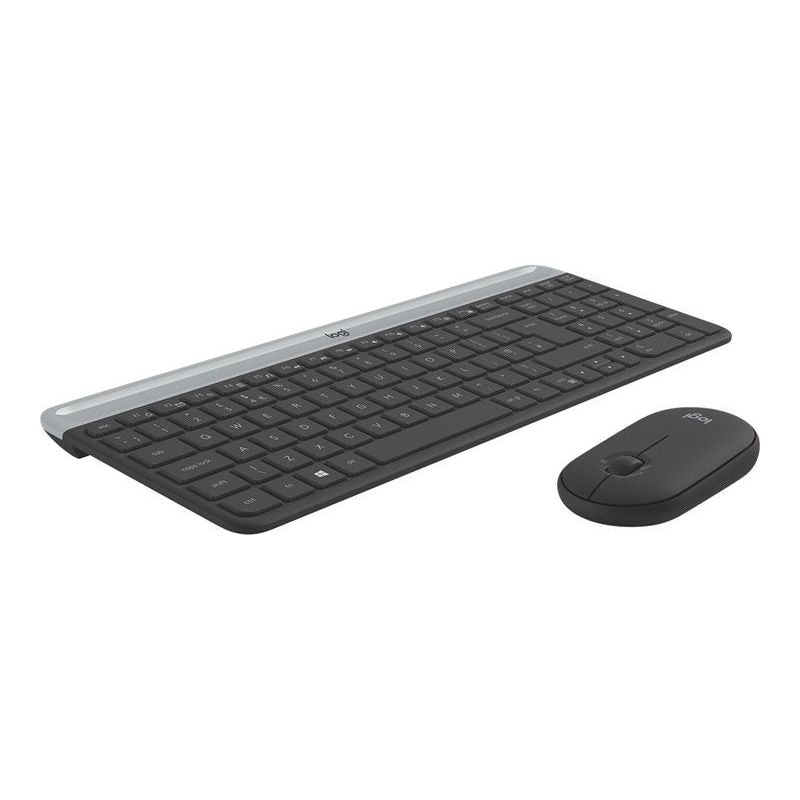 Logitech MK470 Slim toetsenbord Inclusief muis Wireless set QWERTY US International Lange batterijlevensduur - NLMAX