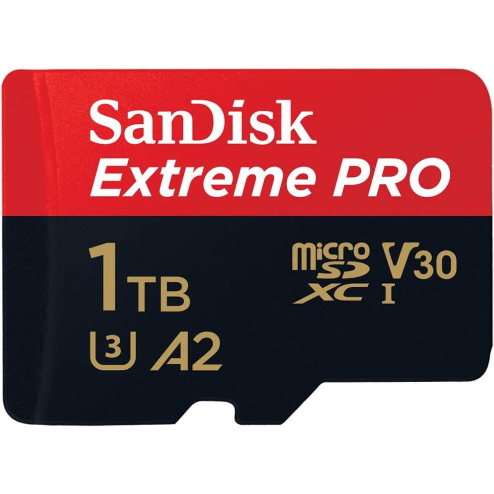 SanDisk Extreme PRO 128 GB MicroSDXC UHS‐I‐Kaart + SD-Adapter en A2 App Performance Software, Leessnelheden Tot 200 MB/s, Class 10, UHS-I, U3, V30 - NLMAX