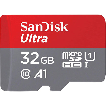 Sandisk Ultra microSDHC UHS-I U1 Class 10 Geheugen Kaart met Adapter, tot 120 MB/s - NLMAX