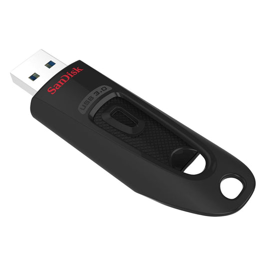 SanDisk Ultra USB 3.0-Flashdrive 128 GB (Overdrachtssnelheden Tot 130 MB/s, SanDisk SecureAccess-Software, Met 128-Bit AES-Versleuteling, RescuePRO Deluxe Software) - NLMAX