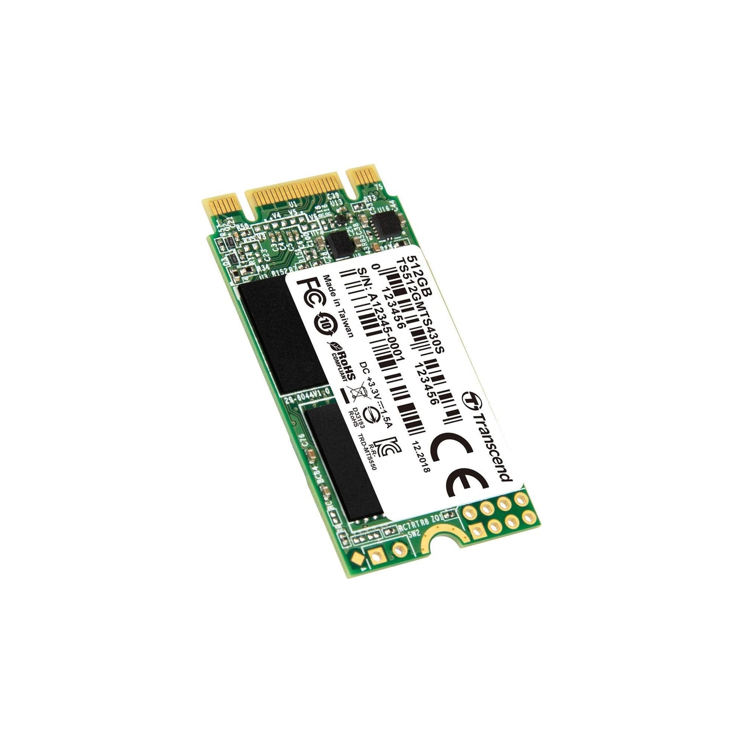 Transcend TS512GMTS430S 512GB | M.2 SSD 430S SATA III 6Gb/s interface - NLMAX